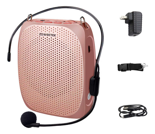 Zoweetek Amplificador De Voz Con Micrófono Y Auriculares, Am