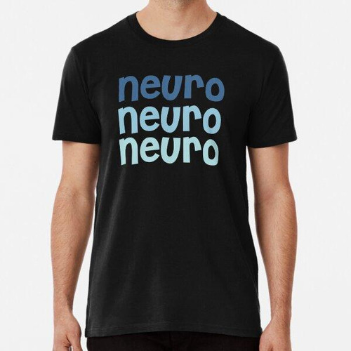 Remera Neurociencia - Neuro (azul) - Terapia Ocupacional ALG