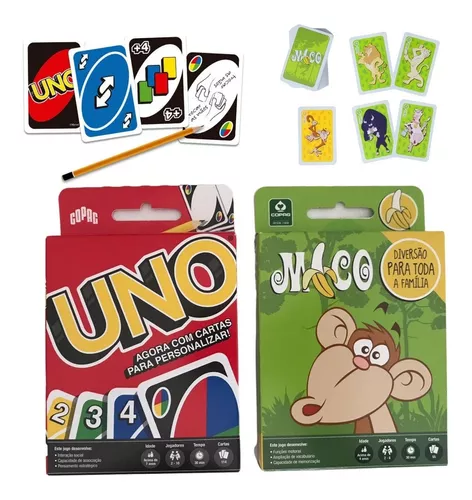 Kit Jogo do Mico + Jogo Uno - Original Copag