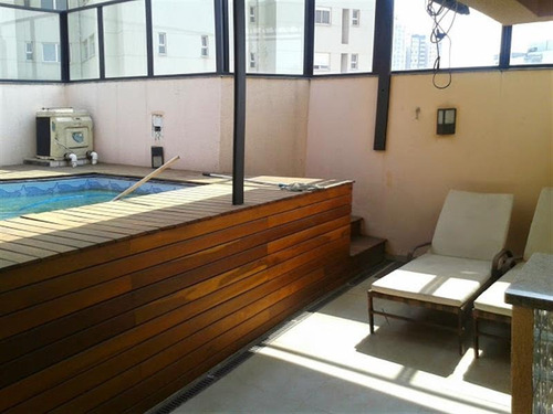 Imagem 14 de 27 de Cobertura Duplex Com Piscina E Churrasqueira. - 14892