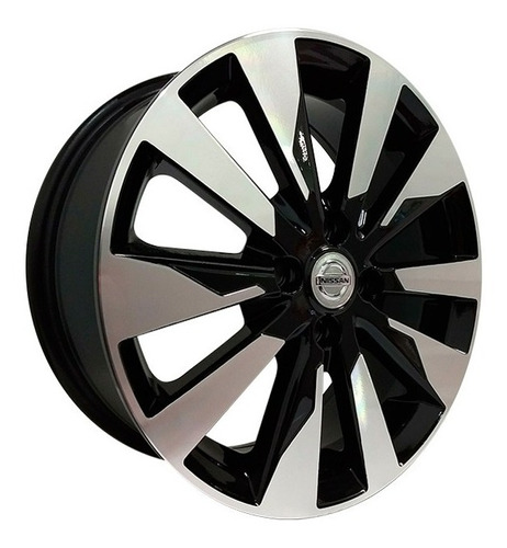 Jogo Roda Nissan Kicks 2022 Aro 16 4x100 Preto Brilh Diam