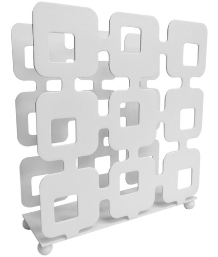 Servilletero Mosaico Blanco Sm-443773 Namaro Design Color Gris Floreado