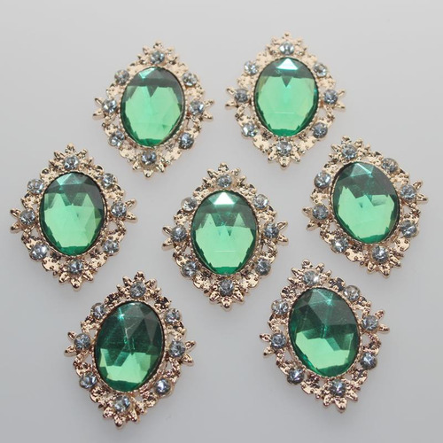 Botones De Cristal Para Coser 30x25mm