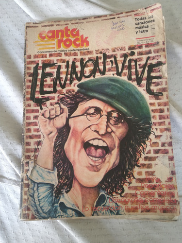 Revista Canta Rock. Lennon Vive.año1. Número Especial.