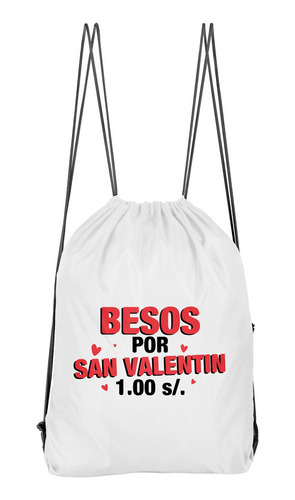 Bolso Deportivo Besos Por San Valentin (d0025 Boleto.store)