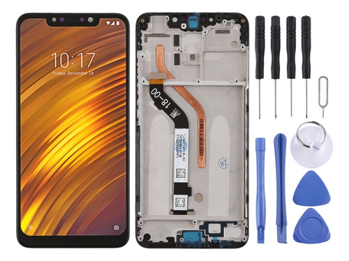 Pm Pantalla Tft Lcd Negra Para Xiaomi Pocophone F1