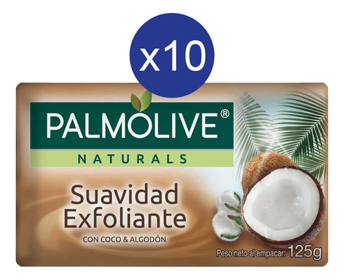 Pack Jabón En Barra Palmolive Naturals Suavidad Exfoliante 1