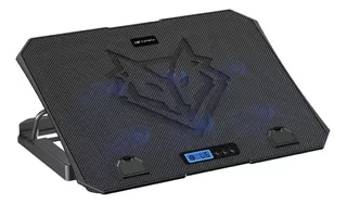 Base Para Notebook Suporte Gamer Com 6 Coolers 15,6 Polegada Cor Preto