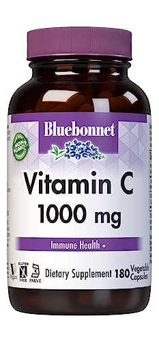 Nutrición De Bluebonnet Vitamina C 1000 Mg Cápsulas Gep6v