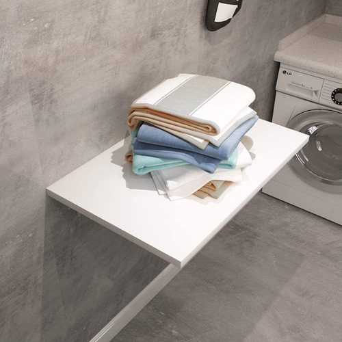 Imagen 4 de 7 de Escritorio Reforzado Mesa Rebatible Plegable De Pared 80x45