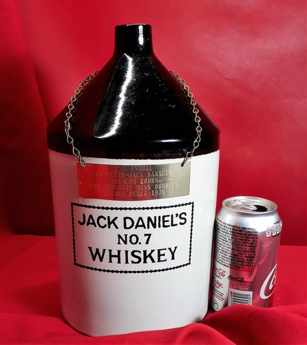 Wiskey-jack Daniels No.7- Garafa #2-vacia-1978-ceramica