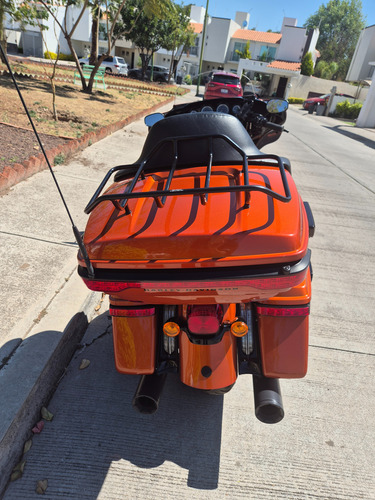 Hermosa Moto Hd, Color Naranja, Motor 114 Y Kit De Potencia