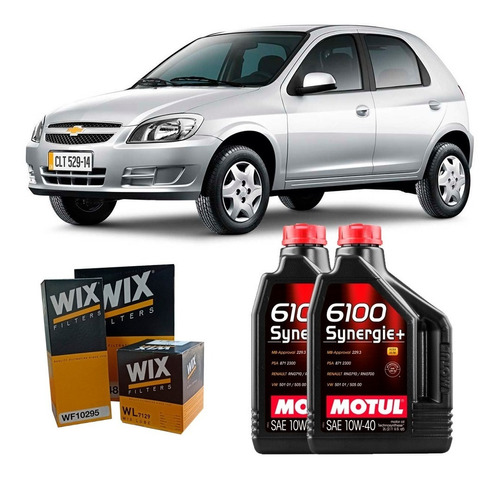 Service Cambio De Aceite Chevrolet Celta Motul 6100 10w40