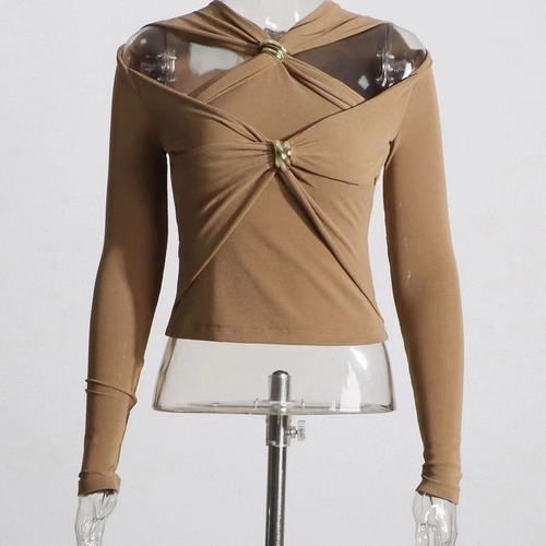 Elegante Camiseta Sin Mangas Con Cuello En V Para Mujer
