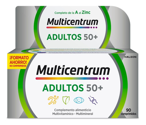 Multivitaminas Centrum Adultos 50 X 90 Tabletas