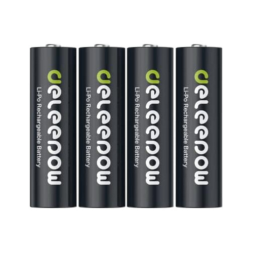 Deleepow Rechargeable Aa Batteries 1.5v, Lithium Batter...