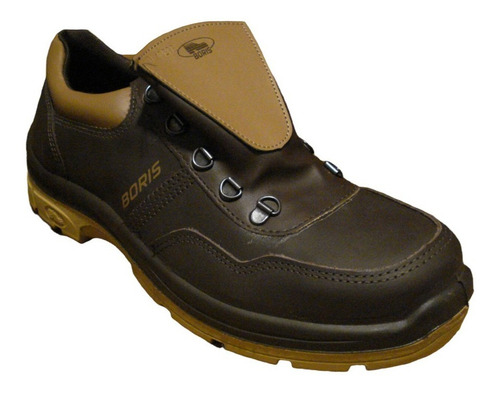 Imagen 3 de 6 de Zapato Boris 3004d Marron Nylon Dielectrico Calzado Segurida