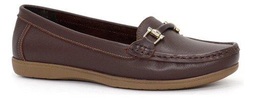 Zapato Mocasin De Dama Par&ss Kn24i2-04 Canela