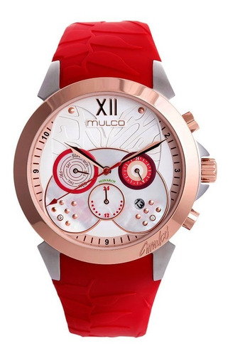 Reloj Mulco Lush Monarch Mw320580063 Mujer Rojo Original