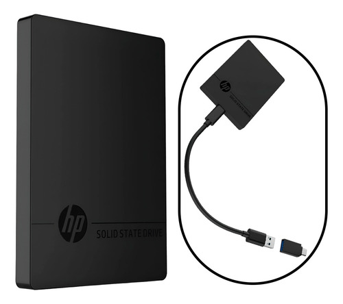 Disco Duro Externo Estado Sólido Hp P600 1tb Usb 3.1 Tipo-c.