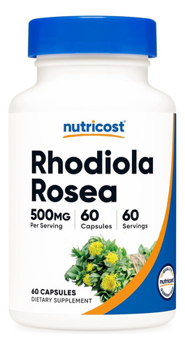 Suplementos Rhodiola Rosea 500 Mg, - Unidad a $2565