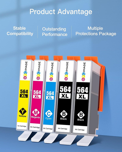 Compatibles Cartuchos De Tinta Hp 564 Xl, 10 Paquete