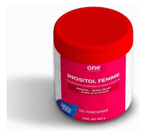Inositol Femme Concepto One 120 Dosis 312 Gr Sabor Sin Sabor
