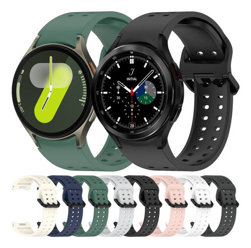 Correa De Silicona Star White Para Samsung Galaxy Watch 5 40