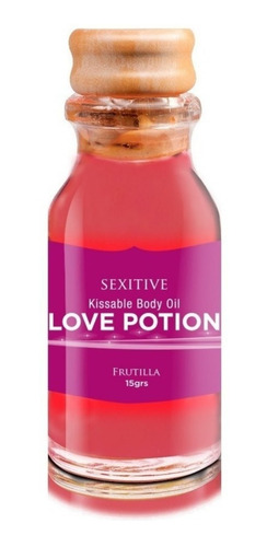 Aceite Masajes Comestible Love Potion Sexitive 15 Ml Exitoys