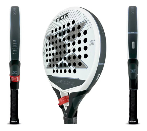 Paleta De Padel Vk10 Future Aranzazu Osoro 12k Importada Blanco Gris