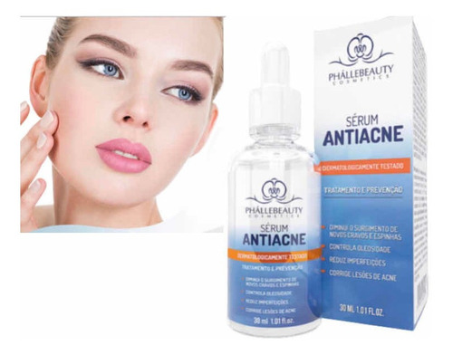 Sérum facial antiacné Phállebeauty Tiempo de aplicación Día noche Tipo de piel Todo tipo de piel