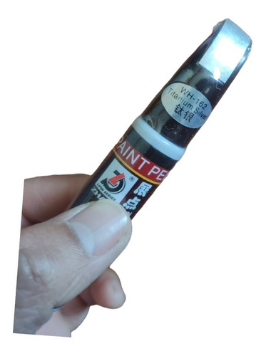 Imagen 4 de 4 de Lápiz Retocador De Rayones Para Autos Gris Plata