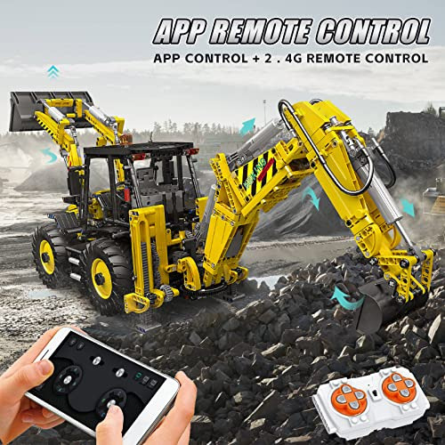 Excavadora Y Bulldozer 2 1, Juego De Construcción De B...