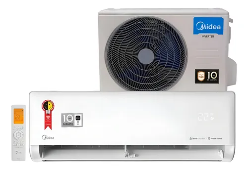 Ar Condicionado Inverter Midea AI Ecomaster 12000 BTUs Quente e Frio WIFI e IA