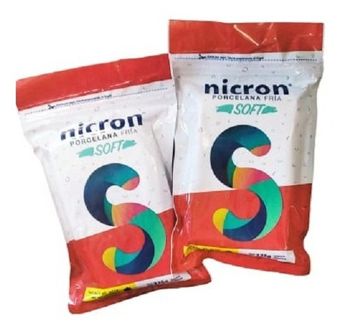 Imagen 1 de 3 de Porcelana Nicron Soft 5 Paquetes X 325 Grs