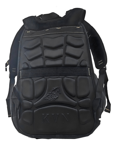 Mochila Lona Escolar Reforçada Proteção Costa Notebook 17 Cor Preta