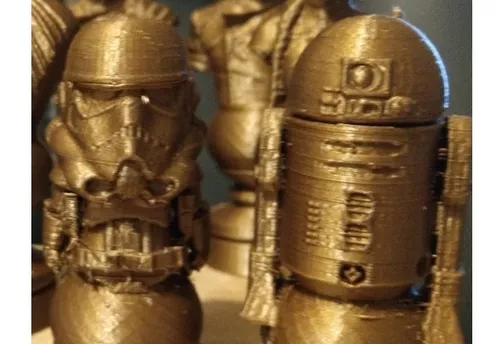 Peças Xadrez Star Wars - Arquivo Stl - Impressora 3d