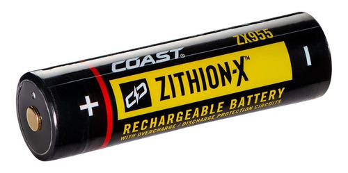 Bateria Recargable Ion Litio Para Luz Led Color Negro