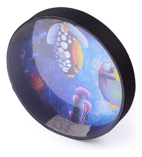 Persión De Tambor Marino Portátil De Madera Ocean Drum De 16