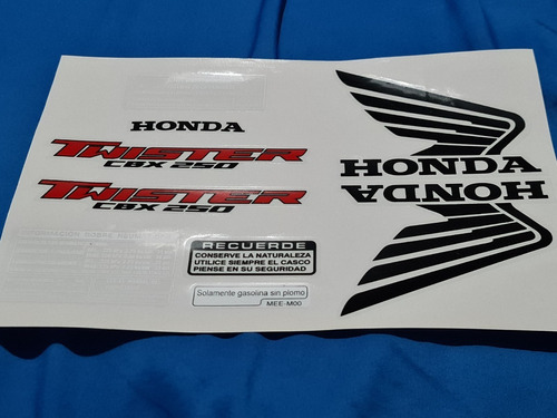 Calcos Honda Cbx 250 Twister 2014 Excelente Calidad  Envios