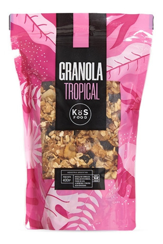 Granola Mix Tropical Kos Food - 400 Grs