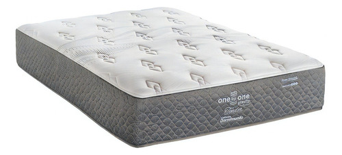 Colchón Queen Size De Resortes Dormimundo Tender Memory Gel Resorte Queen Premium Gravity Foam Encased Tela Antiderrapante Tela Anti-Ácaros Evita Puntos De Presión 32cm Confort Medio