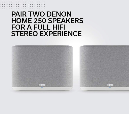 Altavoz Bluetooth Denon Home 250 Blanco Con Heos Wireless