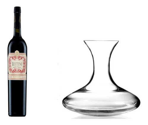 Vino Rutini Cabernet-syrah X +decanter Cristal San Carlos