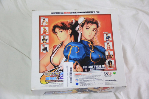 Bonecos Action Figures Capcom Vs Snk2 Chun Li E Mai Shiranui (Usado)