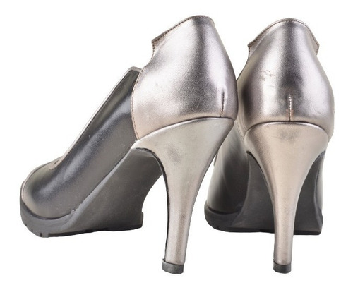 Imagen 7 de 7 de Zapatos De Mujer De Cuero Stilettos Noche Nantes - Ferraro