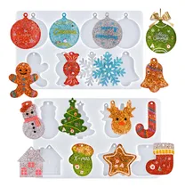 Comprar Moldes De Resina De Natal Actvty Enfeites De Natal 16 Cavida