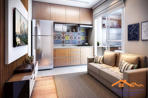 Imagem 4 de 14 de Pin Internacional Guarulhos 2 Dorm 36,09 M² 1 Vaga Carro Descoberta - 20169