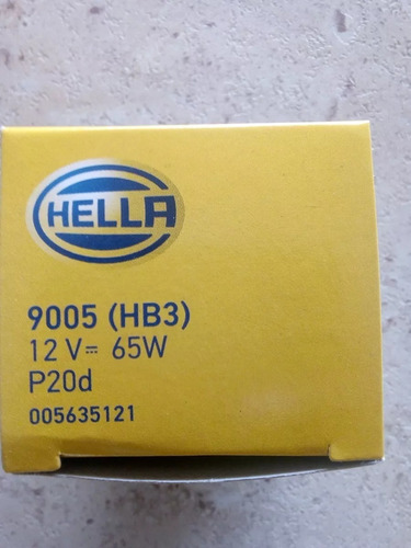 Bombillo 9005 12v 65w Hella Korea Nissan Vw Honda Chevrolet