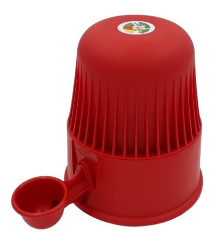 Bebedouro para animais de estimação  automático Vida Mansa Comedouro / Bebedouro com capacidade de 2L cor vermelho